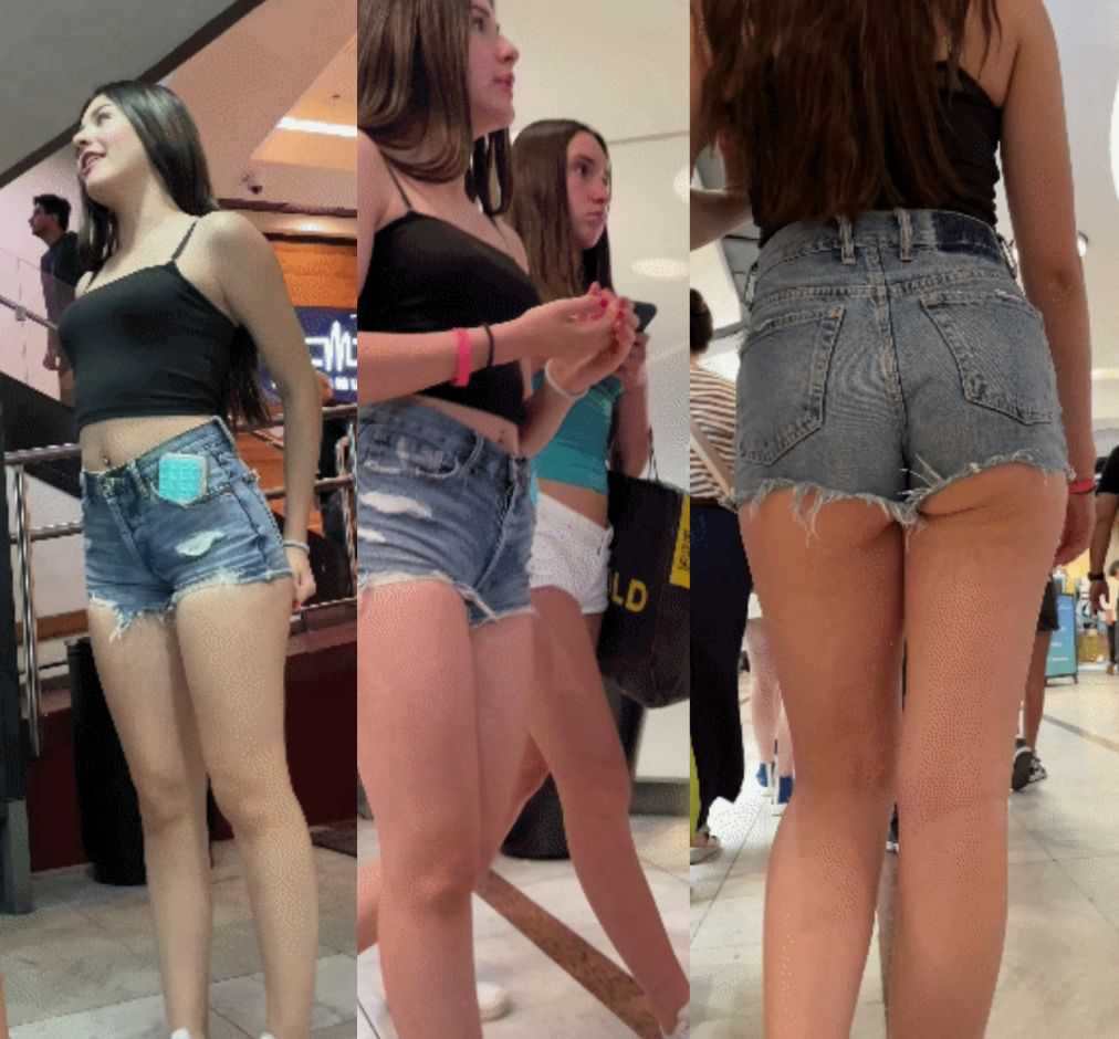 Beautiful brunette teen creepshot