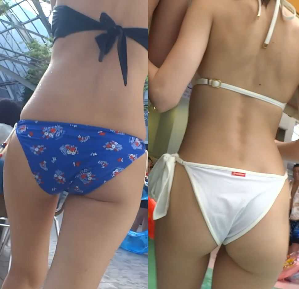 Asian teens bikini compilation