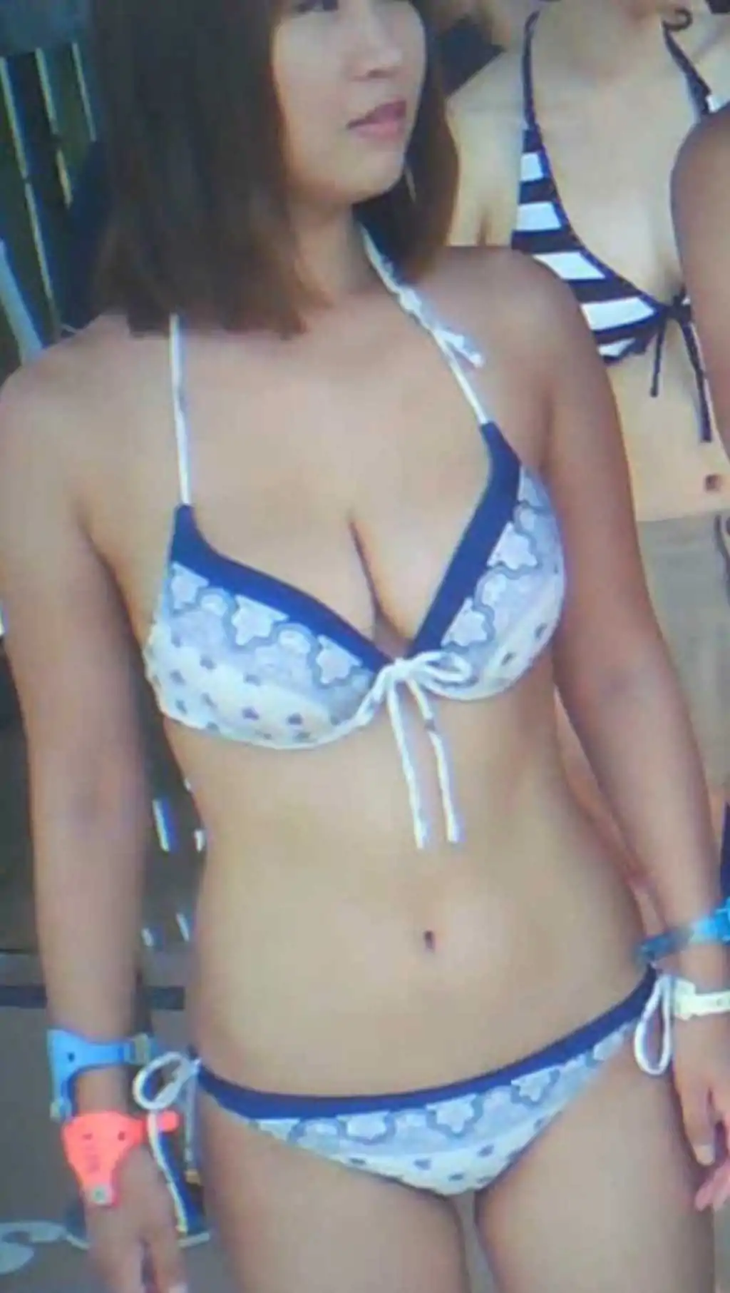 Asian bikini creepshot compilation