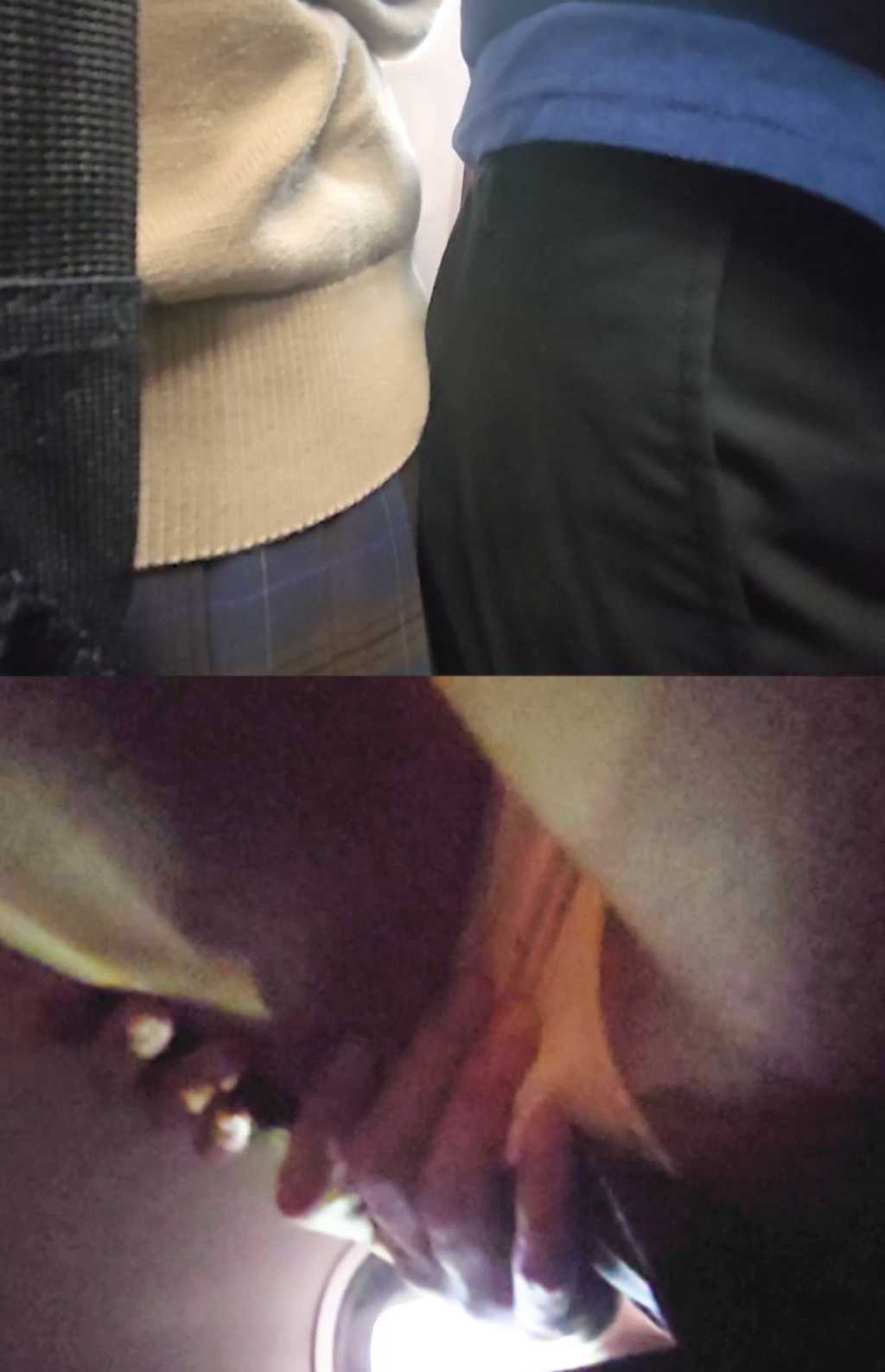 Touching pussy upskirt #10