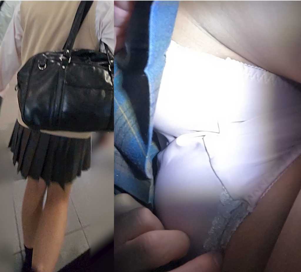 Touching pussy upskirt #12