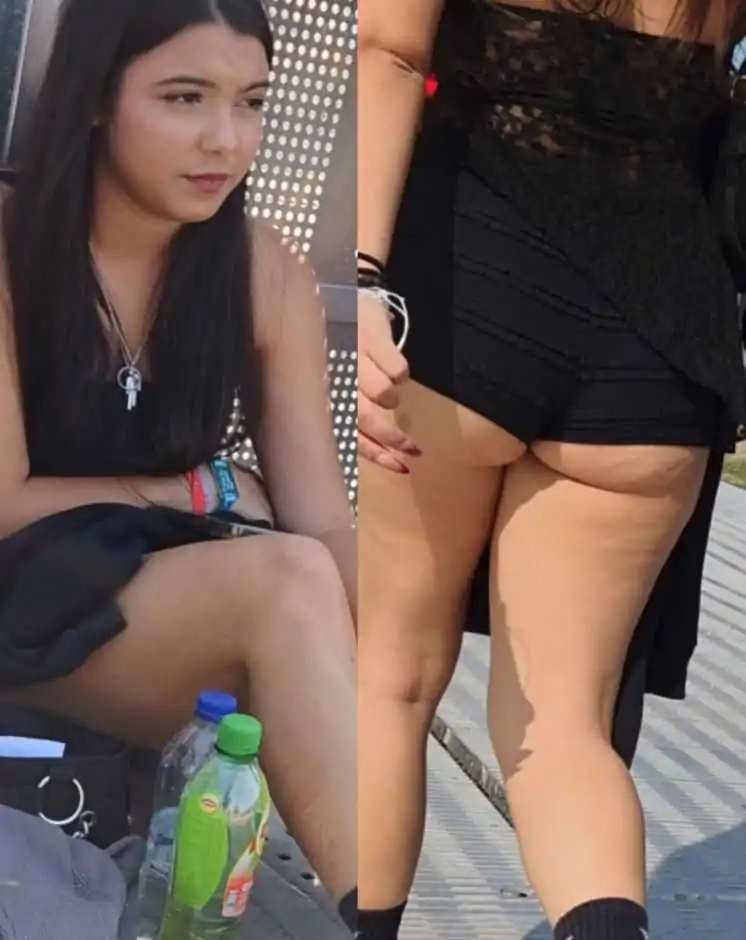 Cute Brunette Teen Creepshot Ass