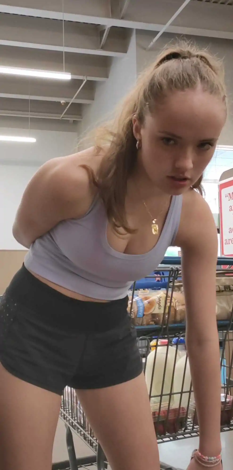 She found the camera