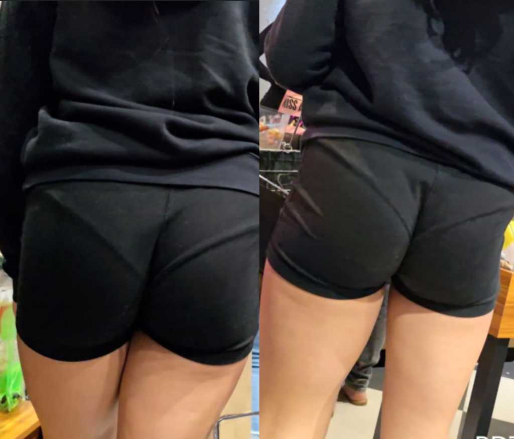 Visible Panty Lines Petite Teen Ass