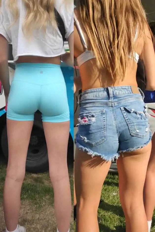 Candid Teens In Shorts Compilation #3