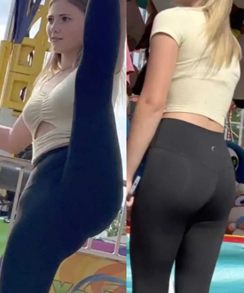 Flexible Teen In Leggings