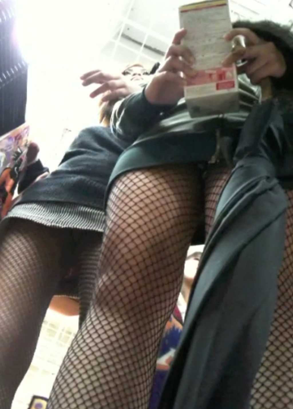 Upskirting Asian College Teens #38