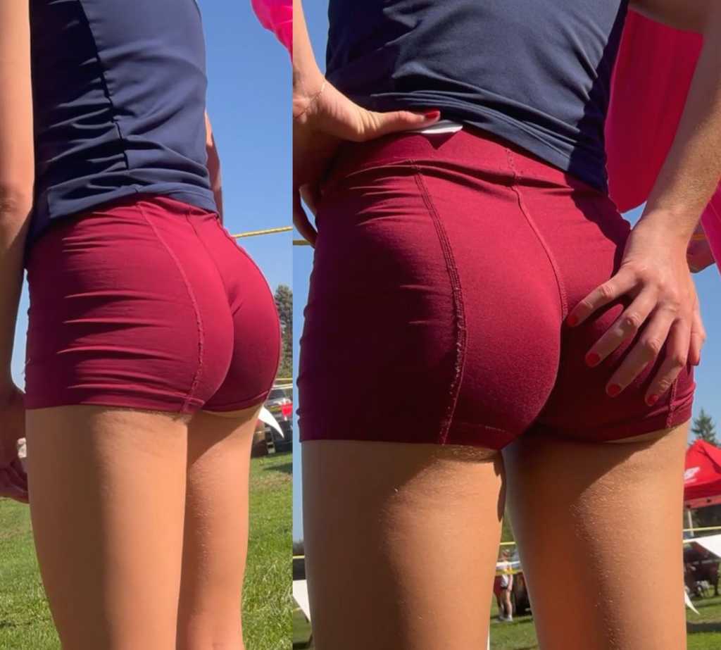 Maroon Spandex Shorts