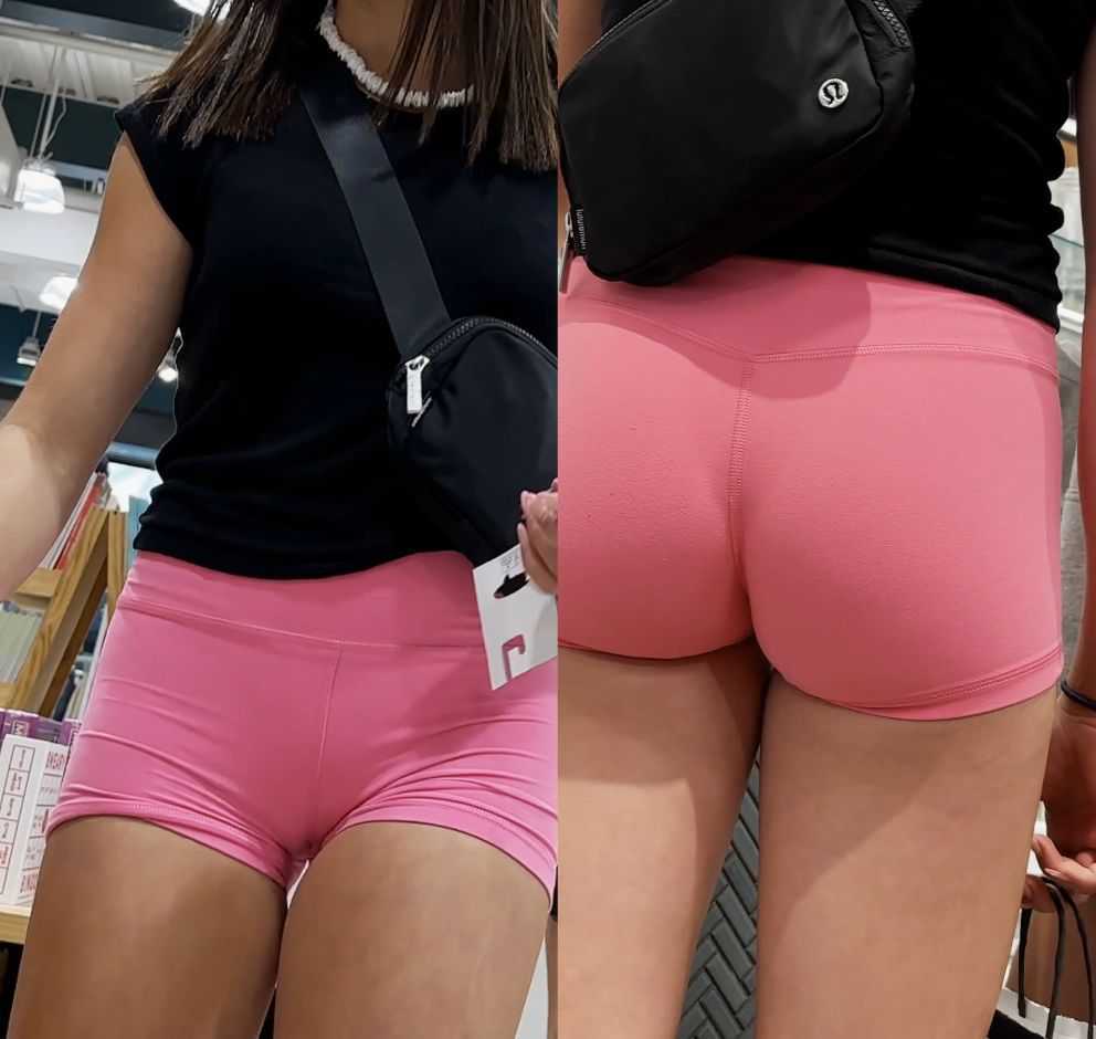 Teen With Braces In Pink Shorts