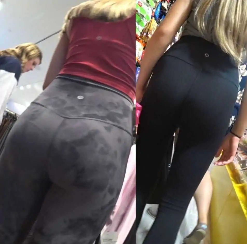 Two Cute Teenies In Leggings