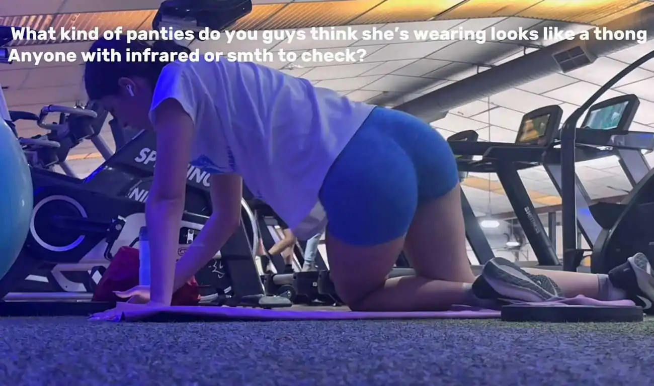 Busted By Innocent Teen In The Gym
