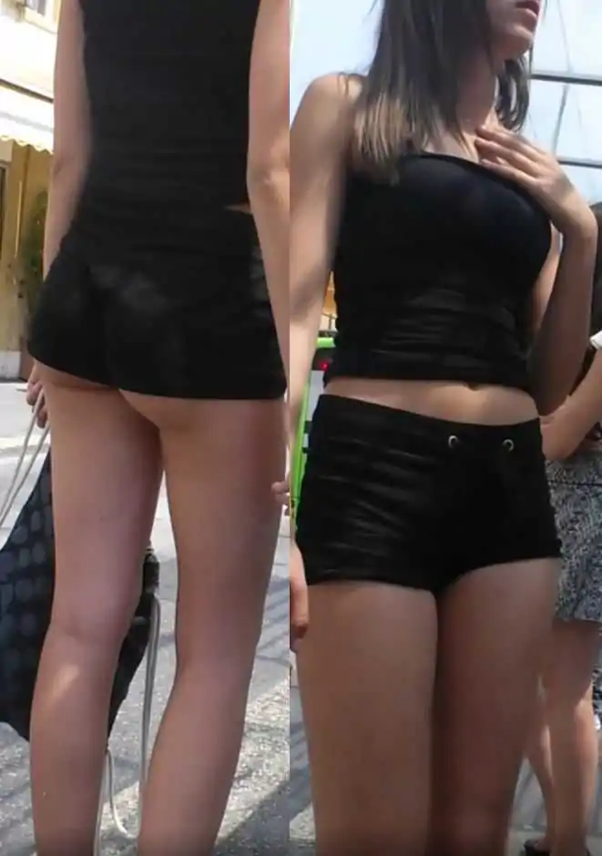 Creepshot Teen Baddie With Friend