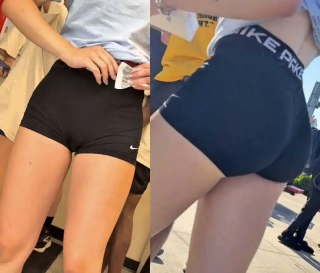Track Teen In Nike Shorts