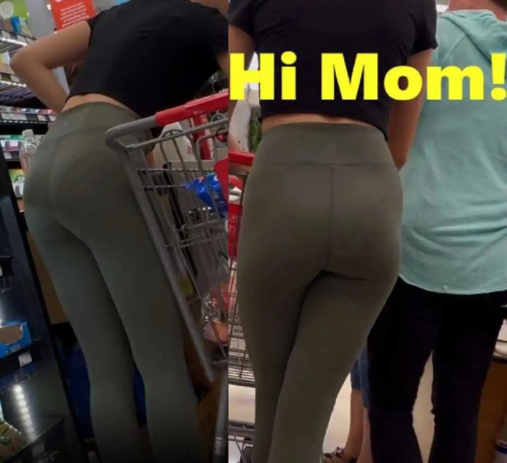 Cute VPL Teenie In Leggings Creepshot
