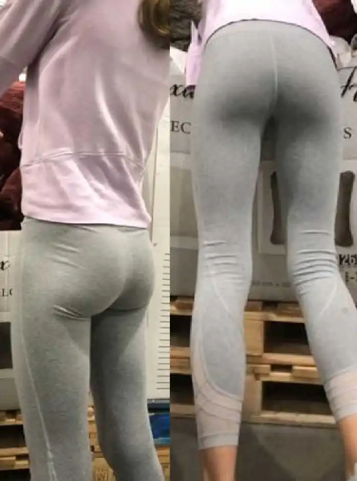 Grey Leggings Skinny Teen Creepshot