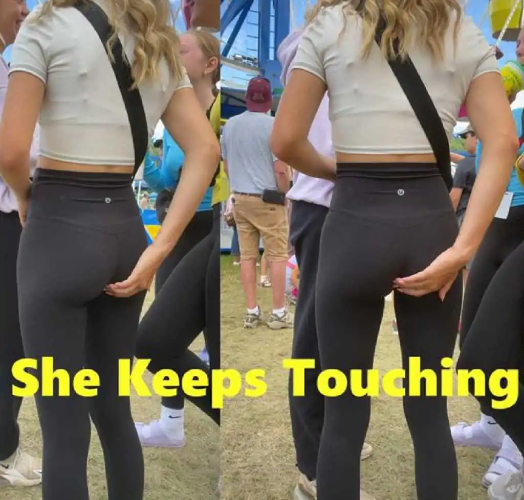 She Keeps Touching Herself