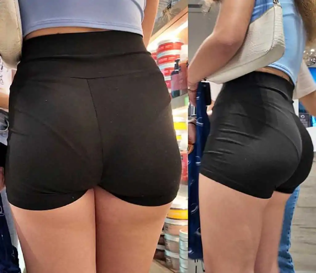 VPL Bubble Ass Teen Creepshot