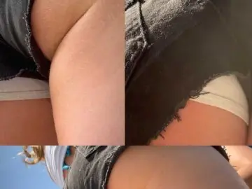 Black Denim Shorts Teen Showing Panties Long Version