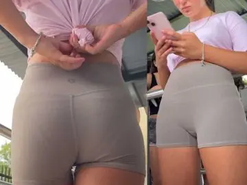 Clear VPL Teen Creepshot