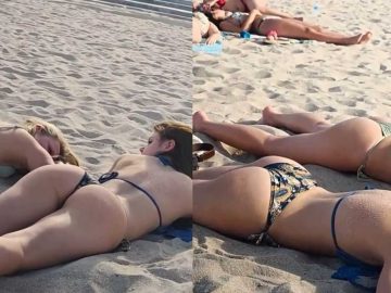 Creepshot Teen In Thong With Friend