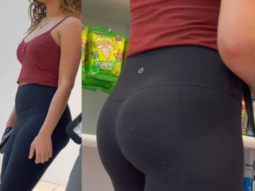 Sweet Cake Teen Creepshot In Leggings