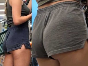Cute Blonde Cheeky Teen