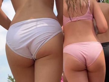 Cute Teen Duo In Bikini Creepshot