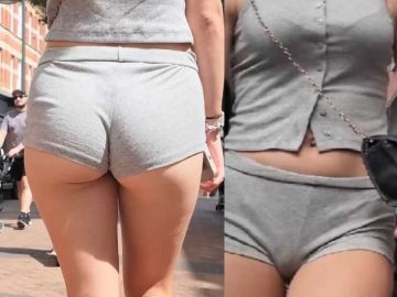 Grey Outfit UK Teenie With Friend