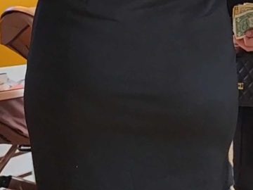 Long Dress Teen Creepshot With Friends In Leggings