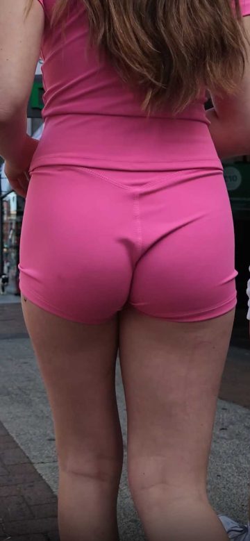 Pink Outfit Teenie Tight Ass